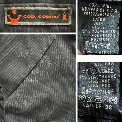 Y2K Cop Copine Asymmetrical Jacket – Deconstructed Utility Blazer