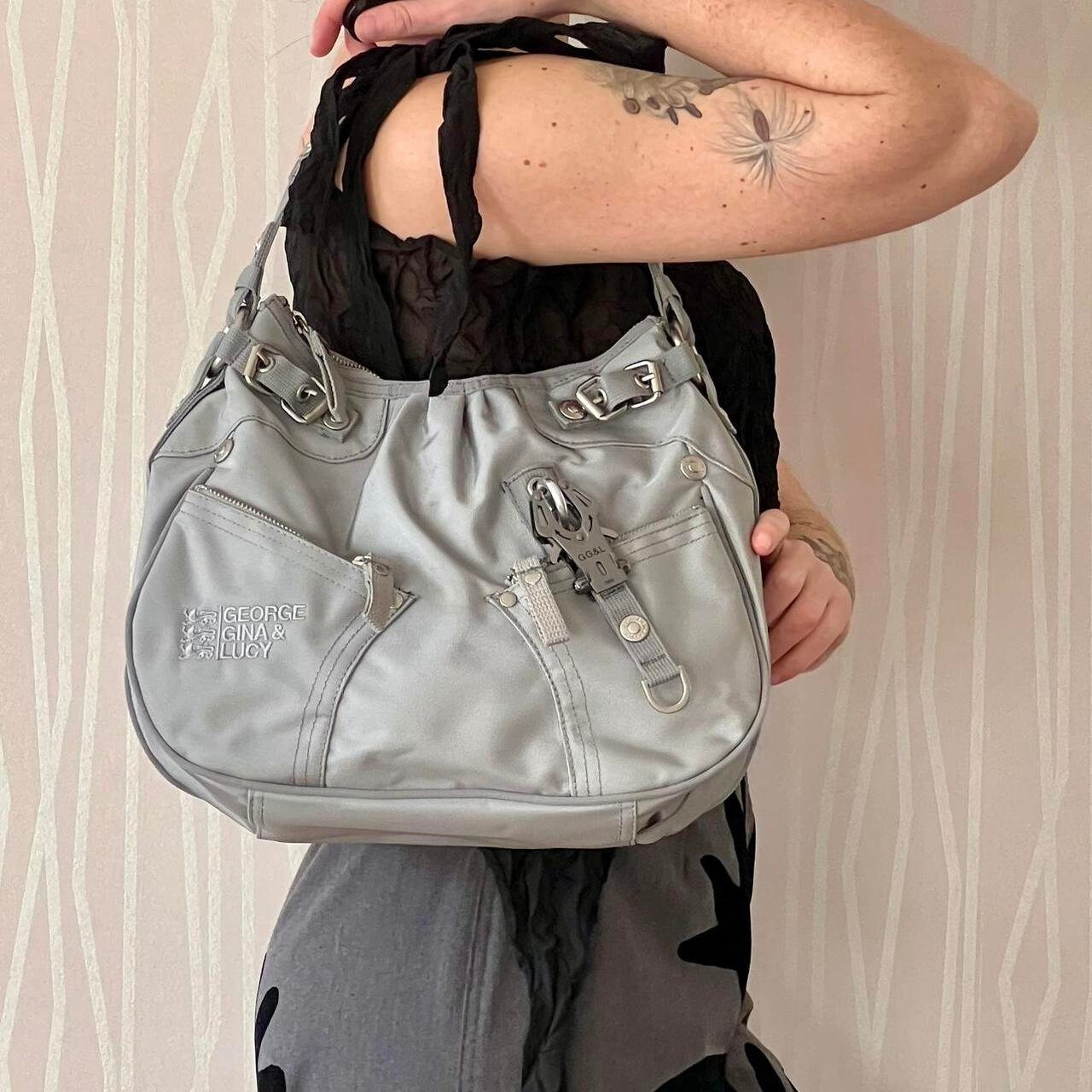 Vintage George Gina & Lucy Bag Utility Techwear Cyber Cargo Gorpcore GGL Shoulder Bag