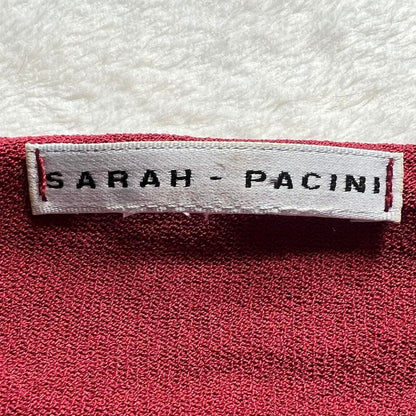 Sarah Pacini Wrap Top Y2K Minimalist Whimsigoth Going Out Top