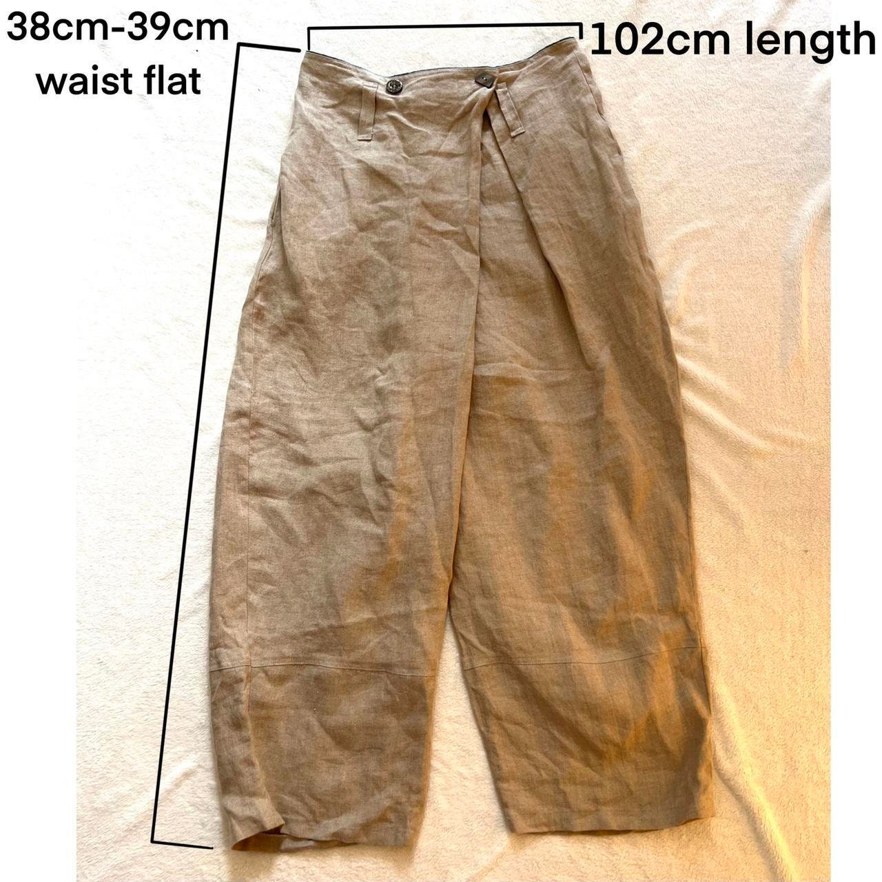 Y2K Linen Pants Techwear Trousers Cyber Rave Deconstructed Utility Wide Leg Pants